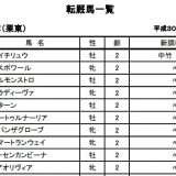 角居調教師　転厩馬